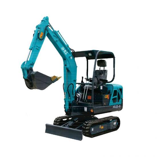 Jing Gong 22L 2 ton small rubber track excavator with imported hydraulic system