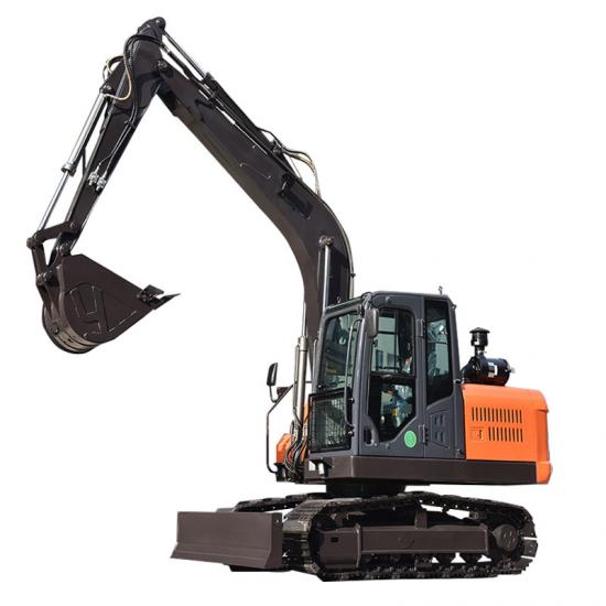Jing Gong 100L 8.8 ton crawler mounted excavator with backhoe