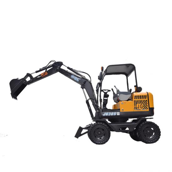  Mini Wheeled Excavator