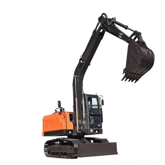 Jing Gong 100L 8.8 ton crawler mounted excavator with backhoe