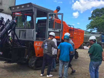 JingGong 4GL-1 colhedora de cana-de-açúcar recebeu elogios de Filipino clientes
